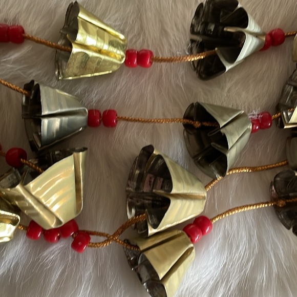 Vintage Door Bell Hanging Christmas Decor soup Can Lid Old Christmas Bells - Picture 7 of 7